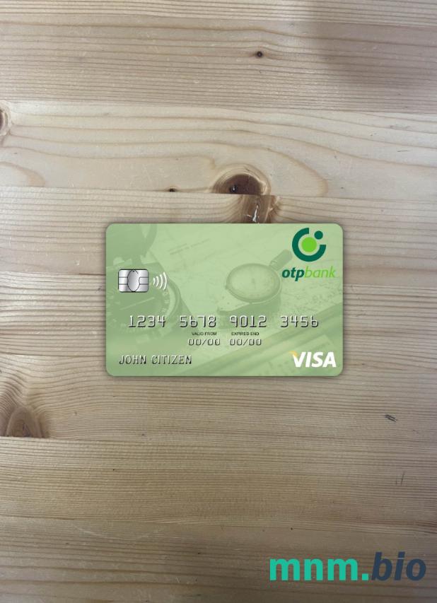 Hungary OTP bank wygląd zdjęcia karty wizowej skan PSD + zdjęcie